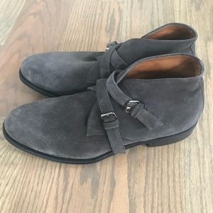Aquatalia Vaughn Grey Chukka Boots - Men 11